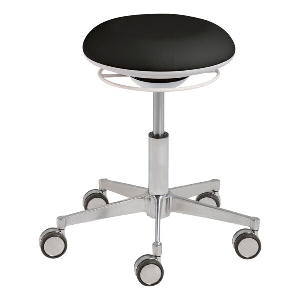 Functionele draaistoel 1353 aluminium voetkruis