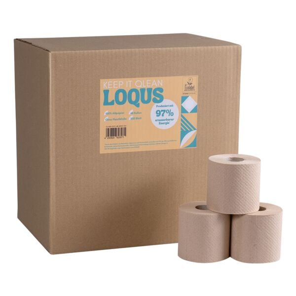 Toiletpapier »Recycling« 2-laags 48 rollen (1 pak à 48 rollen)