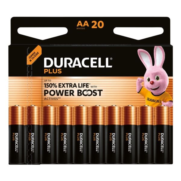 Pak met 20 batterijen »Plus Power Boost« Mignon / AA