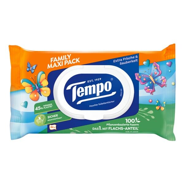 Vochtig toiletpapier »Limited Edition Family Fresh« maxipack 84 vellen
