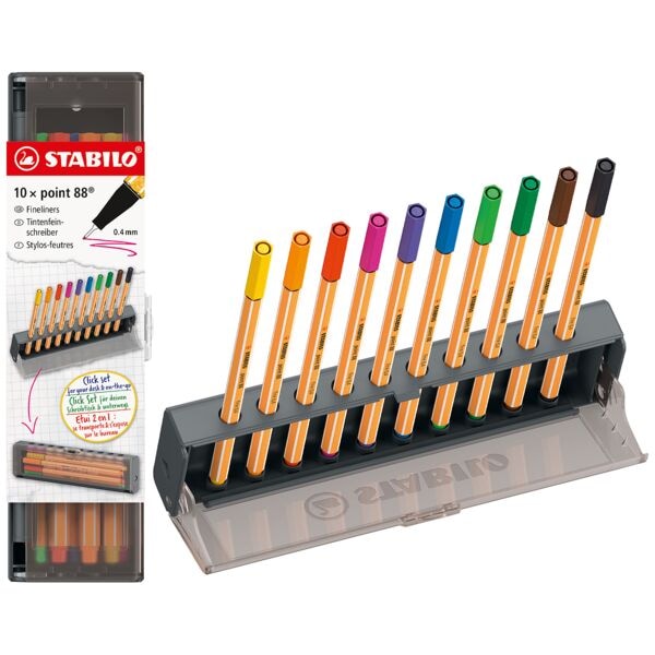Fineliner »point 88&reg;« 10-delige kliketui