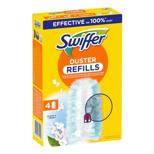 Pak met 4 navuldoekjes met geur voor Duster stofmagneet