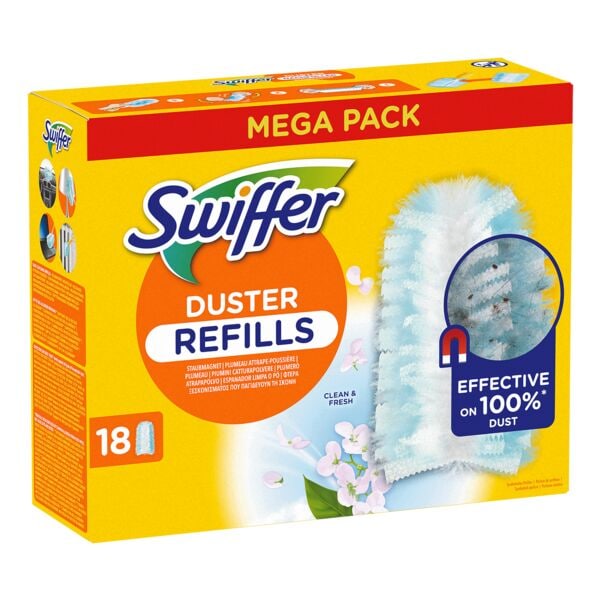Pak met 18 navuldoeken met geur voor Duster stofmagneet