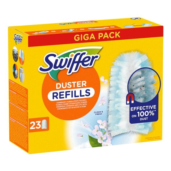 Pak met 23 navuldoeken met geur voor Duster stofmagneet »Clean & Fresh«
