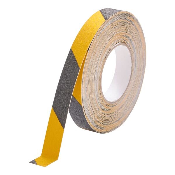 Antislip tape »Duraline Grip« 25 mm - geel/ zwart