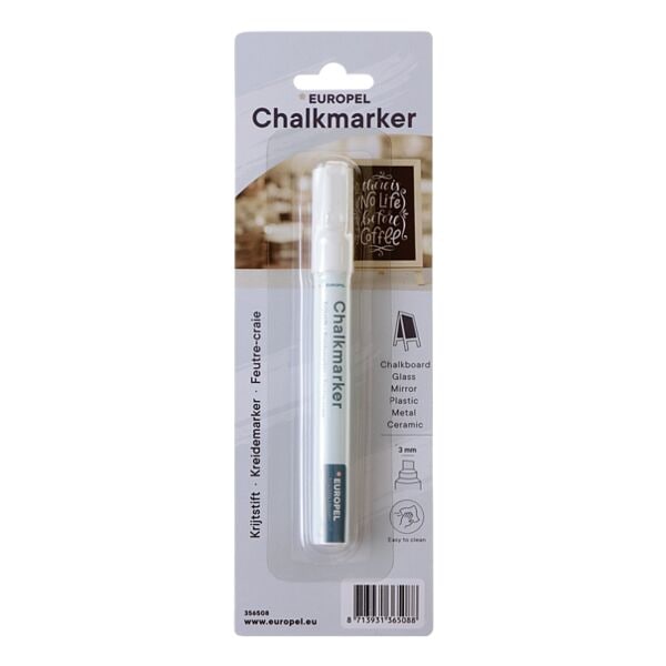 Krijtmarker 3 mm wit