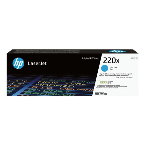 Toner »220X« cyaan HC