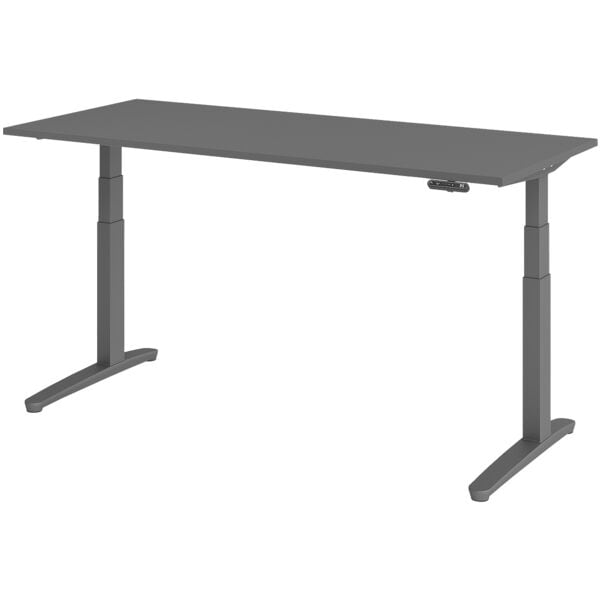 Elektrisch in hoogte verstelbaar bureau »Alicante« 180 cm onderstel grafietkleur
