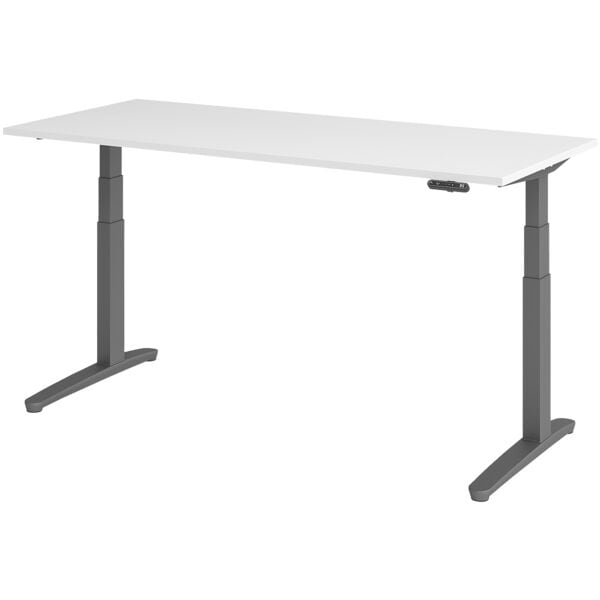 Elektrisch in hoogte verstelbaar bureau »Alicante« 180 cm onderstel grafietkleur