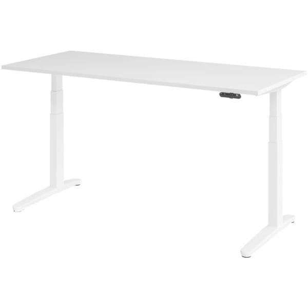 Elektrisch in hoogte verstelbaar bureau »Alicante« 180 cm onderstel wit