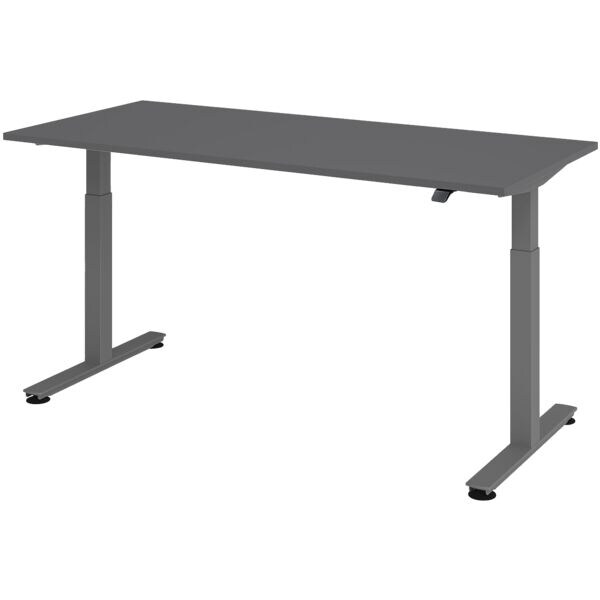 Elektrisch in hoogte verstelbaar bureau »Alicante« 180 cm onderstel grafietkleur