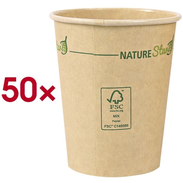Biologische koffiemok Mocca 200 ml 50 stuks