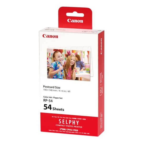 Inkt- en papierset RP-54 postkaartformaat 100 x 148 mm 54 bladen