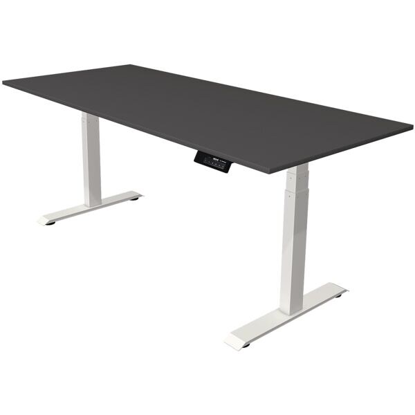 Elektrisch in hoogte verstelbaar bureau »Oxford« 160 cm onderstel wit