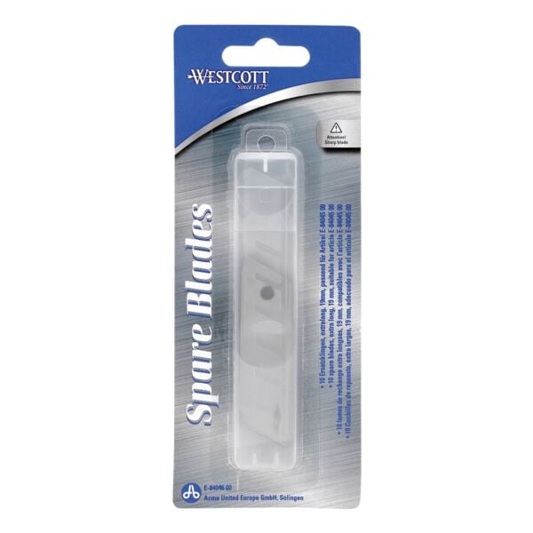 Vervangende mesjes voor cutter 19 mm 10 stuks