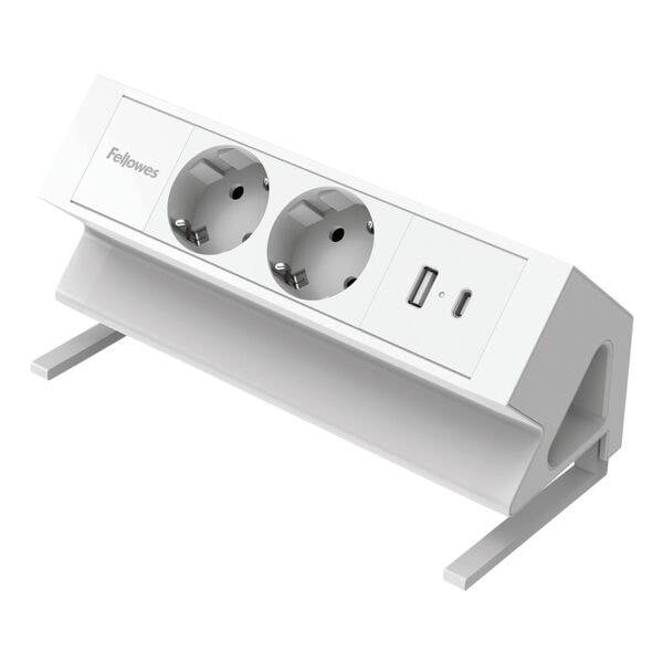 2-voudige desktop-voedingsmodule »POWER DESK 2 TYPE F«