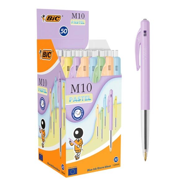 Balpen »M10 Pastell« 50 stuks