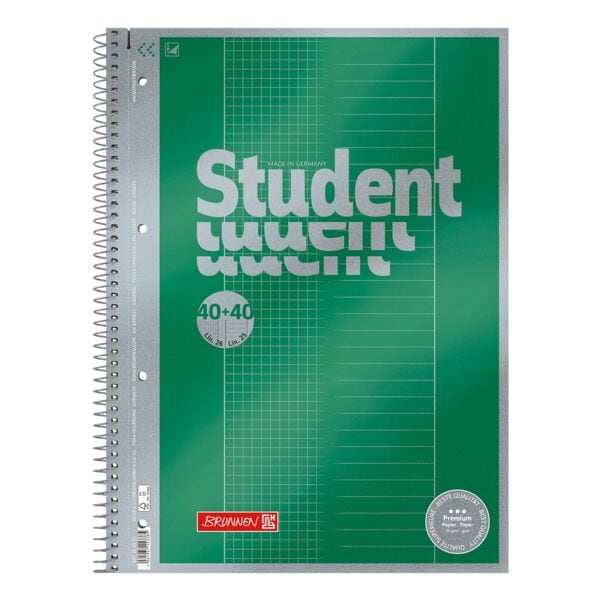Collegeblok A4 »Duo« 80 bladen gelinieerd & geruit