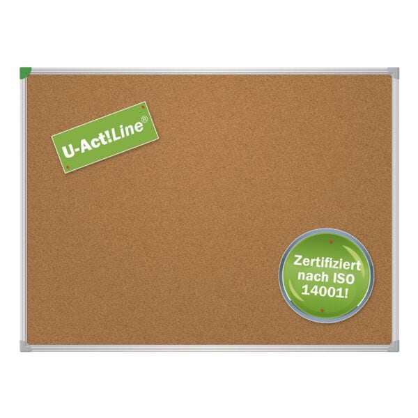 Kurkbord »U-Act! Line« 120 x 90 cm bruin