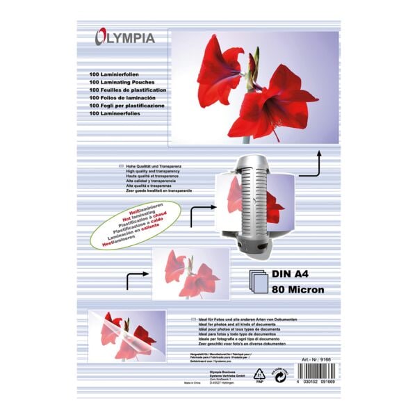 Lamineerfolieset 80 µm A4 / A5 / A6