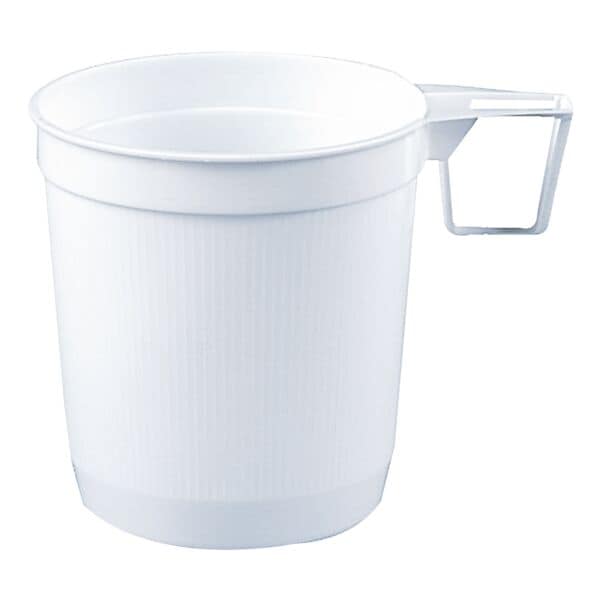 Wegwerp kopjes 0,25 l wit