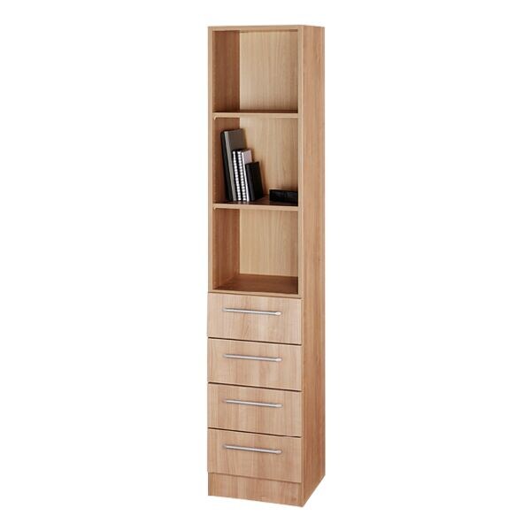 Multifunctionele open kast »O-Line« 40 cm smal 5 OH