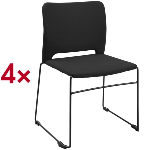 Bezoekersstoel »Visit Lite« met stoffen bekleding
