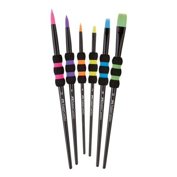 Penseelset Soft-Touch Black 6-delig