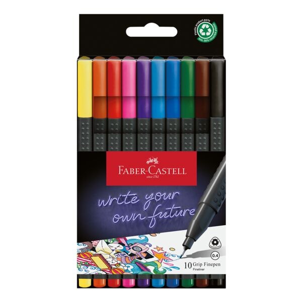 Fineliner »Grip Finepen« 0,4 mm 10 stuks