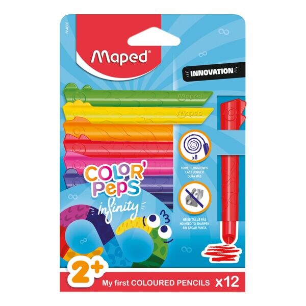 Kleurpotloden »COLOR'PEPS INFINITY« 12 stuks
