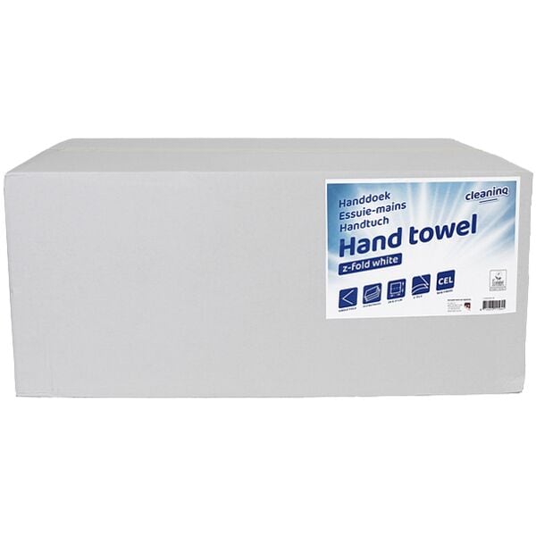 Papieren handdoeken 2-laags wit 20x 160 bladen