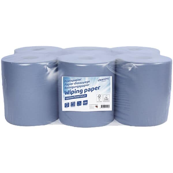 Medium reinigingsrollen 300 m 6 stuks 1-laags