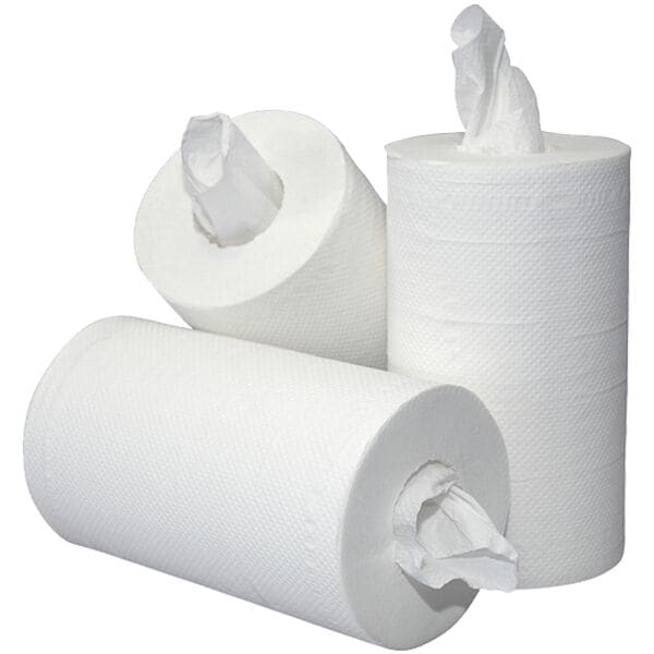 Handdoekrol »Mini« 2-laags wit 12 rollen