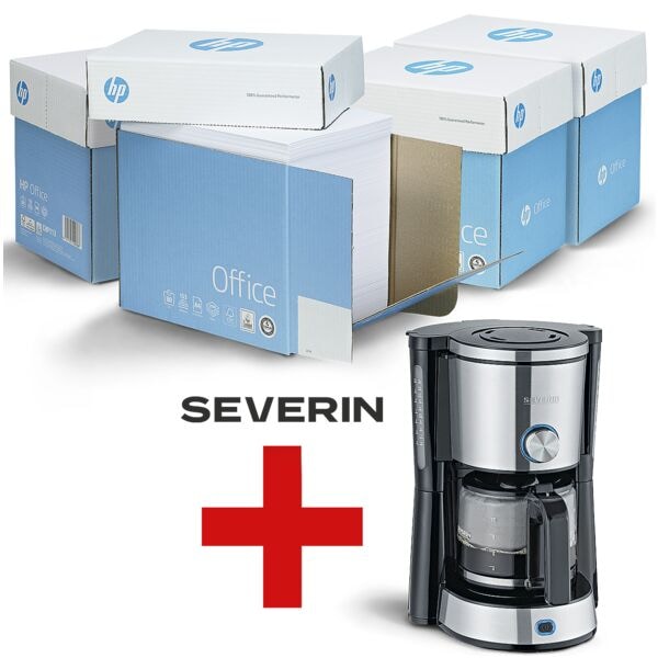 4 maxi-boxen à 2500 bladen multifunctioneel papier »HP Office« - 10.000 bladen t