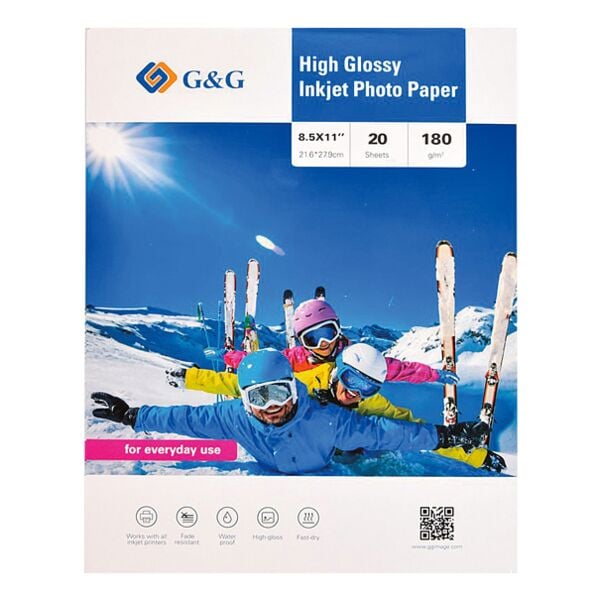 Fotopapier »High Glossy Inkjet« A4 180 g/m² 20 bladen
