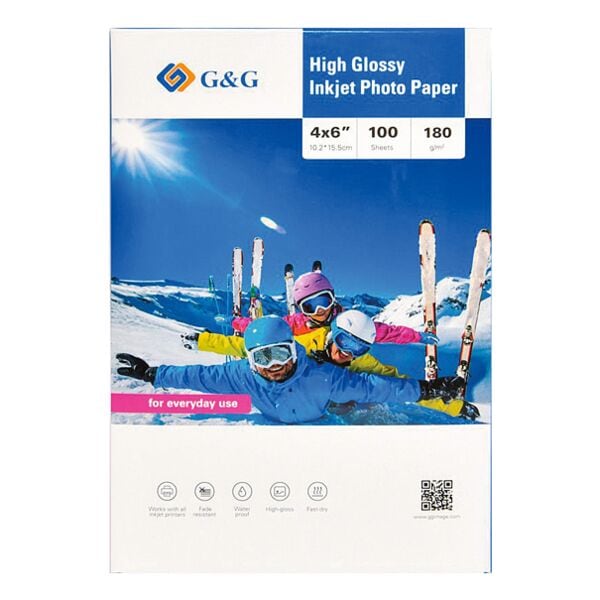Fotopapier »High Glossy Inkjet« 180 g/m² 10 x 15 cm 100 bladen