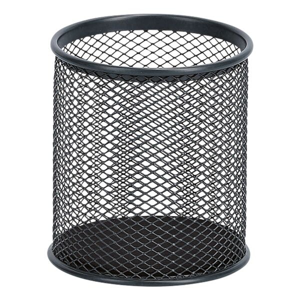 Potloodbeker Mesh 8 cm (Ø) antraciet