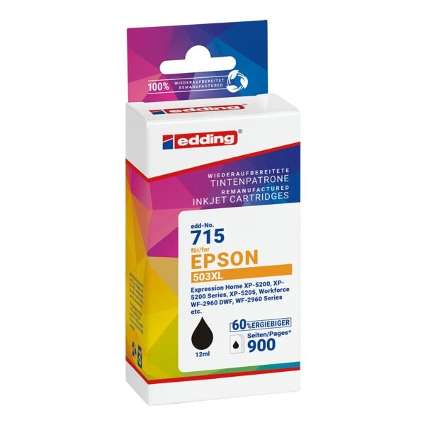 Inktcartridgeset vervangt Epson »503XL« T09R1 zwart