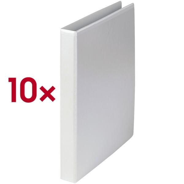 Presentatieringmap 2 ringen, A4, rugbreedte 37 mm 10 stuks