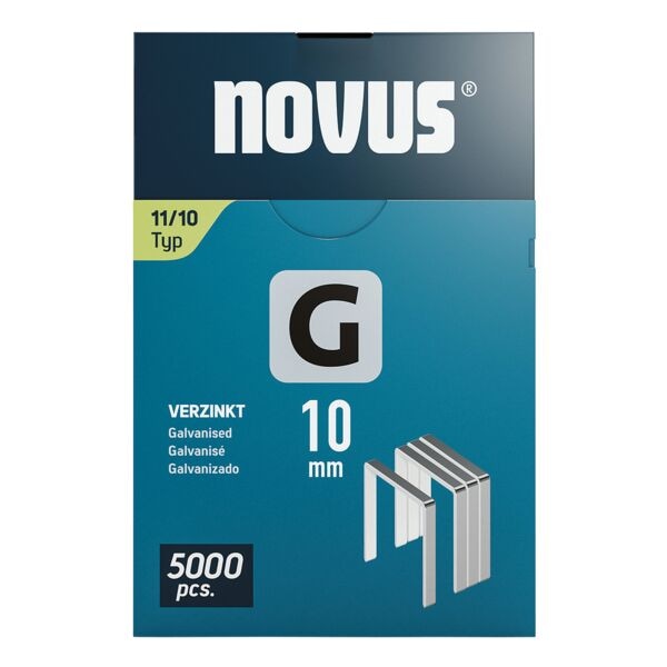 Nietjes platdraadniet G type 11 10 mm 5000 stuks