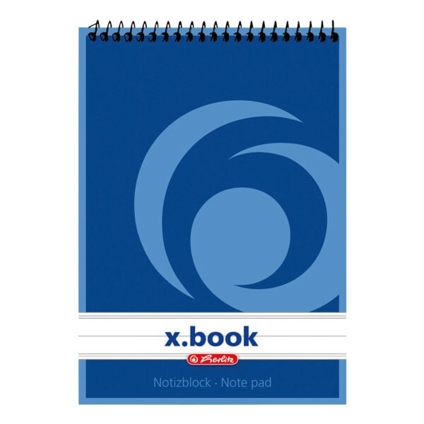 Spiraalblok »x.book« A6 gelinieerd