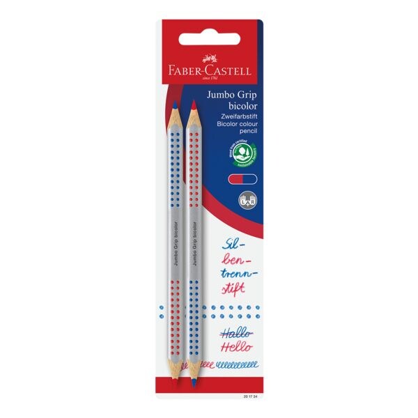 Silbentrennstift »JumboGrip bicolor« 2 stuks