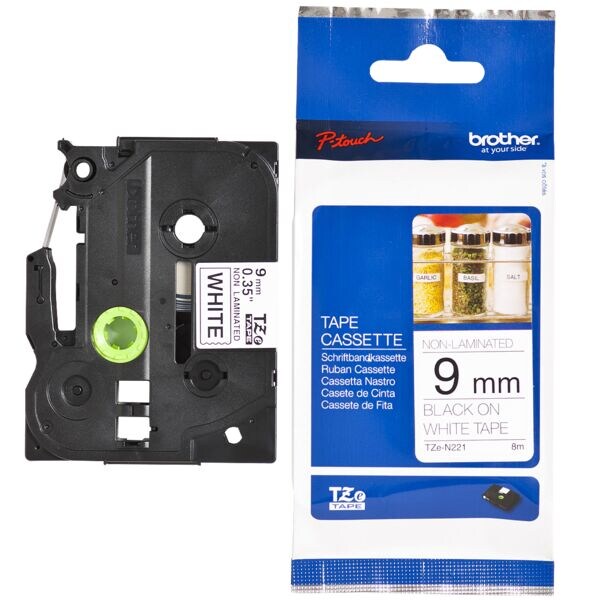 Labelband »TZe-N221« 9 mm x 8 m