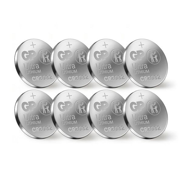 8x knoopcelbatterijen »CR2032« knoopcelbatterij 220 mAh