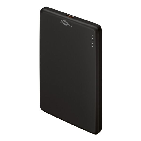 Magnetische draadloze powerbank 5000 mAh zwart
