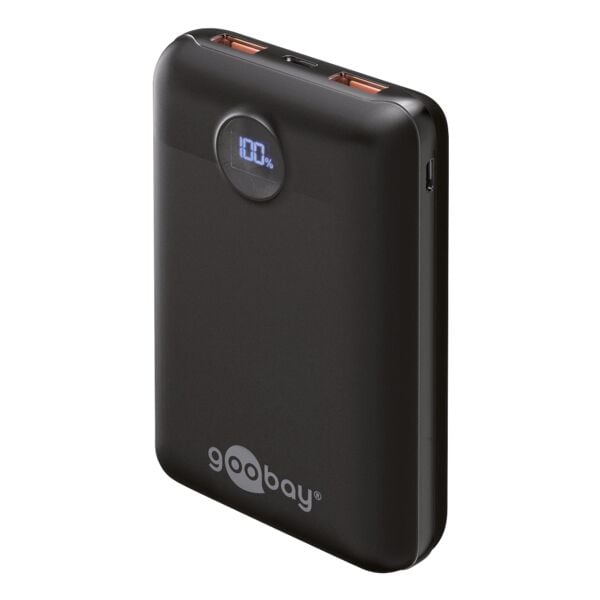 Snelladende powerbank 20000 mAh zwart