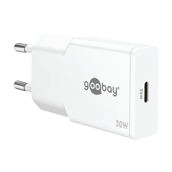 Sneloplader GaN Slim 1x USB-C (PD) 30 W wit