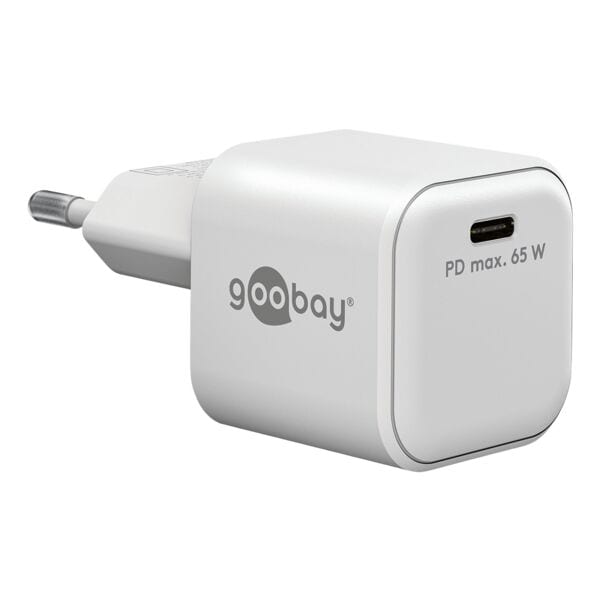 Sneloplader Nano GaN USB-C PD 65 W wit