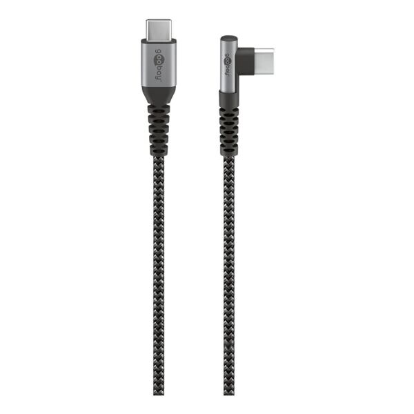 Sneloplaadkabel USB-C naar USB-C 60 W zwart 0,5 m
