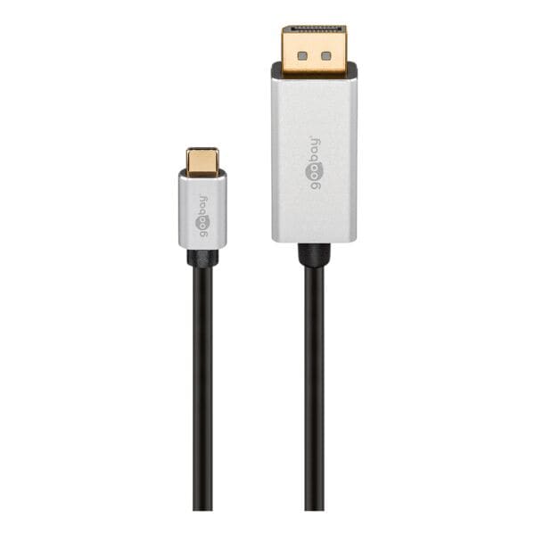 Adapterkabel USB-C naar DisplayPort zwart 2 m